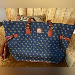 Dooney & Bourke Greta Tassel Executive Tote Bag